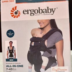 Ergobaby Omni 360 Mesh Baby Carrier Onyx Black