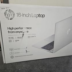 Hp 16in Laptop Windows 11 Ryzen 5 512gb 