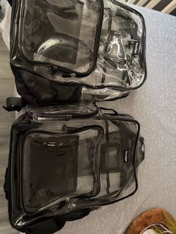 Clear, backpacks