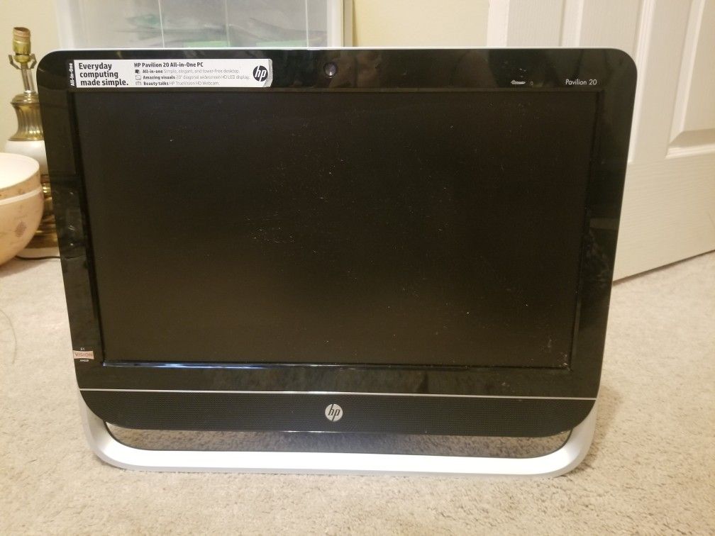 HP Pavilion 20 All In One Wirks Great