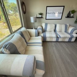Microfiber Sleeper Sofa Set