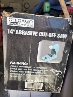 14" Abrasive cut off saw /140.00