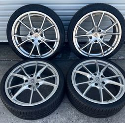 20” Porsche Cayman Boxster 718 Carerra wheels and tires