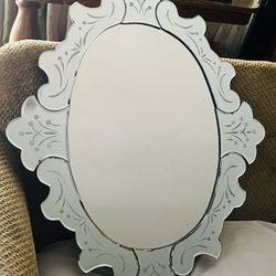 Ornate Venetian Style Mirror 30”X24”