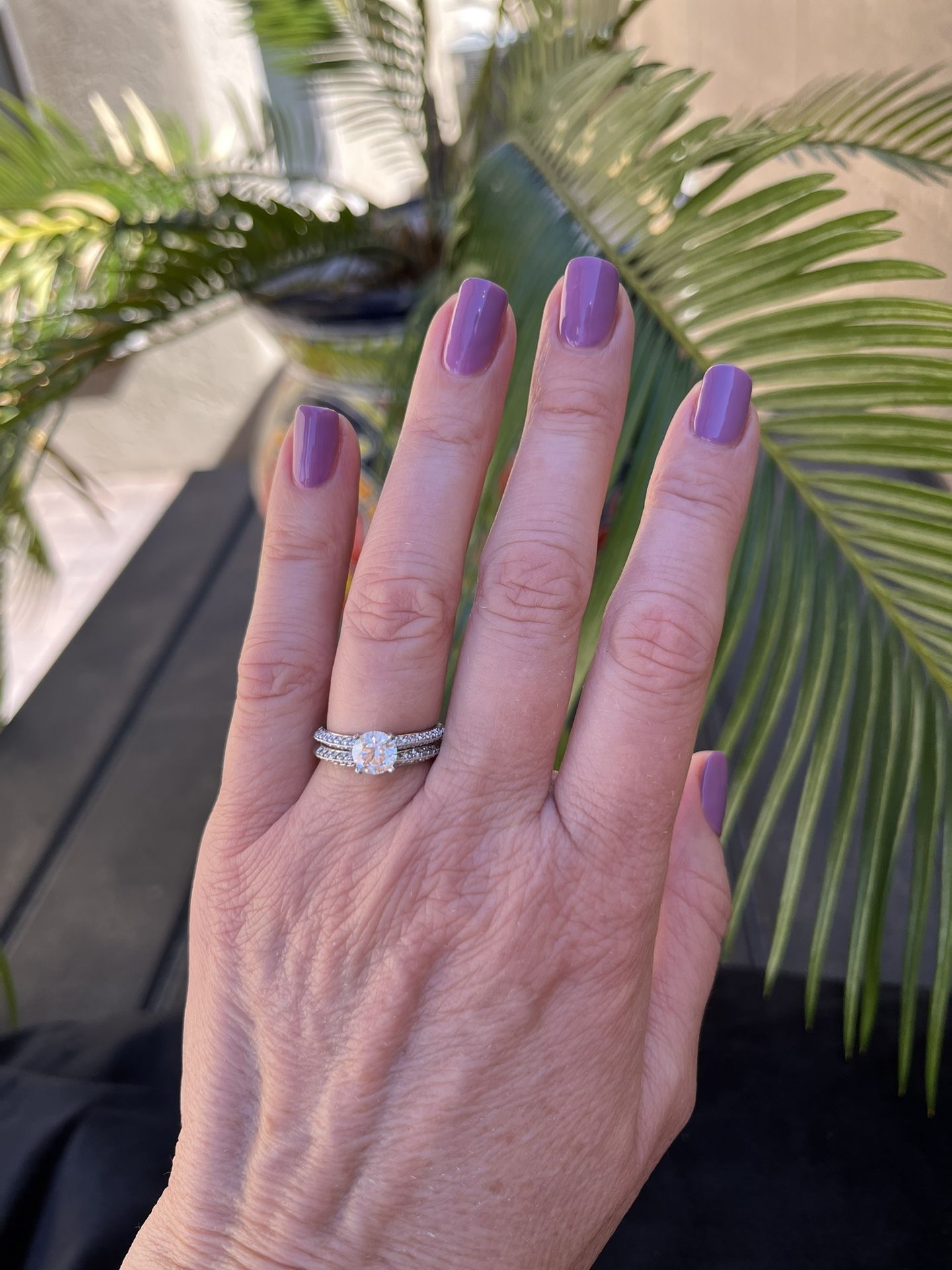 Engagement Ring & Wedding Band Set