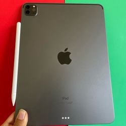 128GB Apple IPad Pro 11” 3rd Generation (2021 Model / M1 chip/ Liquid Retina / Face ID)  with pen, keyboard & Accesories (1TB $849