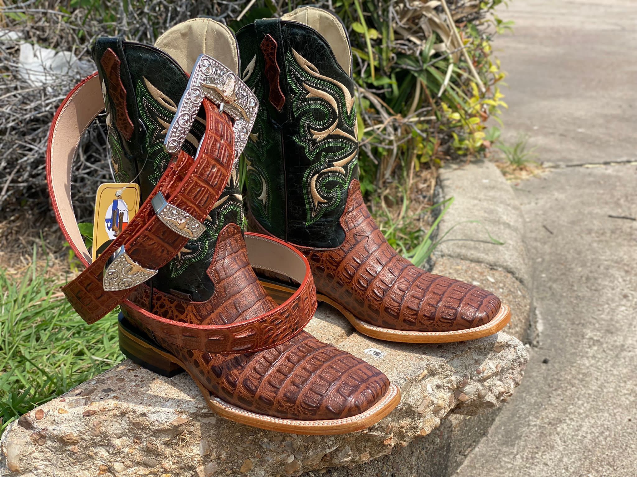 Mens Boots And Belt Set ( Combo ) - joarbit.com display picture 1