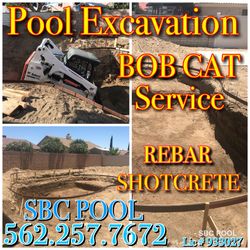 Pool Excavation new Construction Rebar Shotcrete