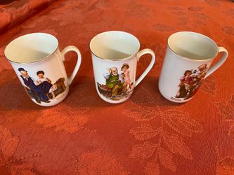 Norman Rockwell Mugs