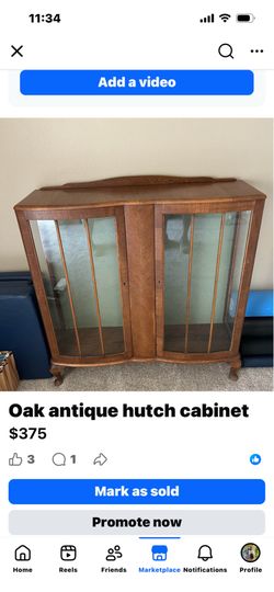 Vintage Hutch Cabinet