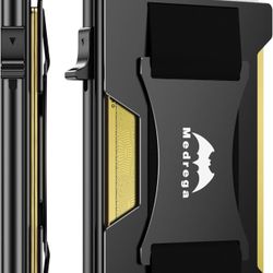 Smart Wallet for Men Slim Minimalist: Metal Pop Up Wallet - RFID Front Pocket Credit Card Holder - Gift for Male Husband at Anniversay Brithday