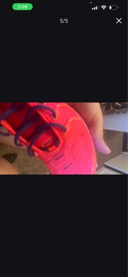 Pink Nike vapor max size 8 women