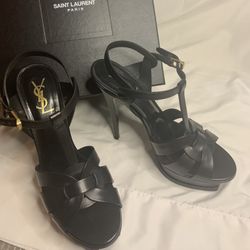 AUTHENTIC YSL Platform Tribute Sandals