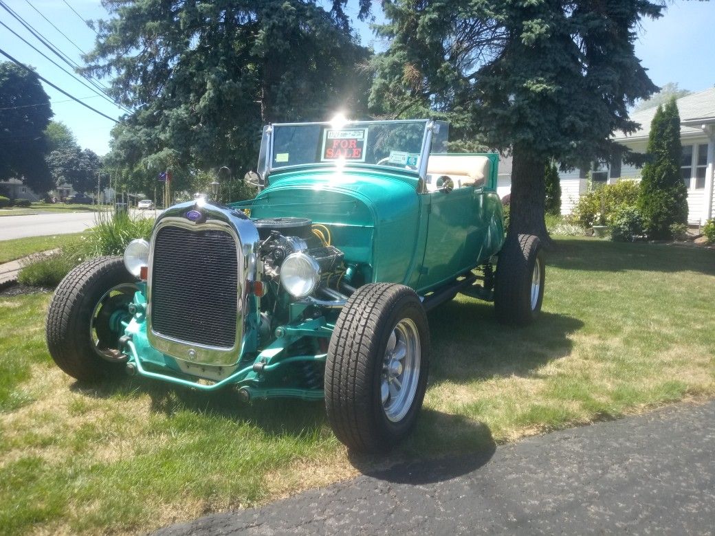 1929 model -a ford. 327 cu-in turbo 350