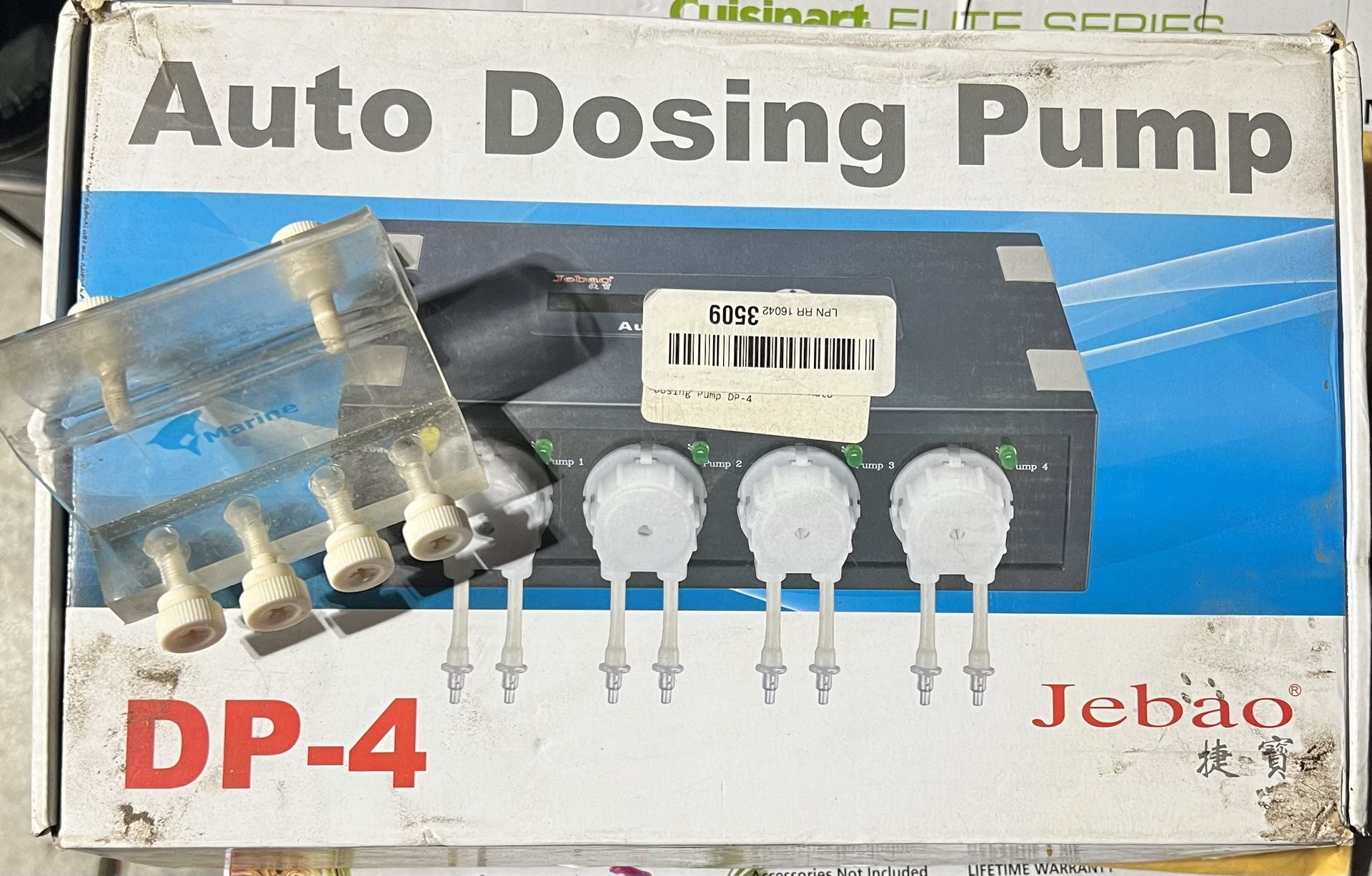 Jebao Programmable Auto Dosing Pump DP-4, Black