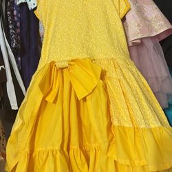 Disney Belle Inspired Custom Dress 4/5 New Never Worn 