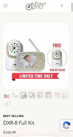 Infant Optics DXR-8 Baby Monitor w/ 2 Cameras – Works Great