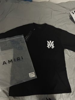 Amiri MA Logo Long Sleeve T-Shirt Black