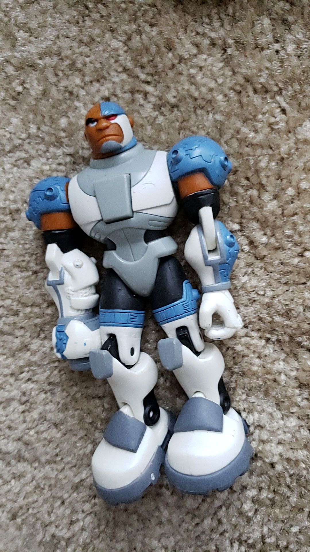 Cyborg teen titans toy.