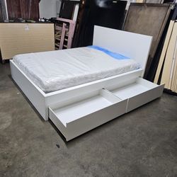 Queen Bed And Mattress 