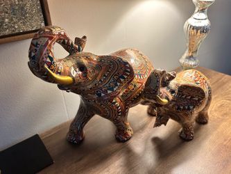 Boho Indian elephants