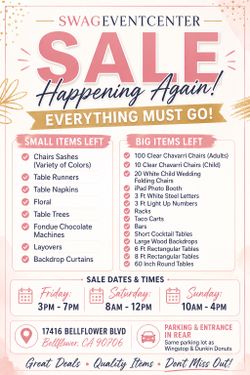 Everything must go