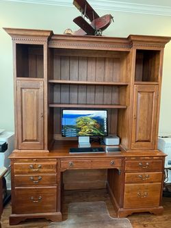 Authentic Bob Timberlake (Lexington) Solid Wood Desk with Hutch