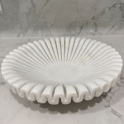 👉 Carved Marble Decorative Bowl / Tray