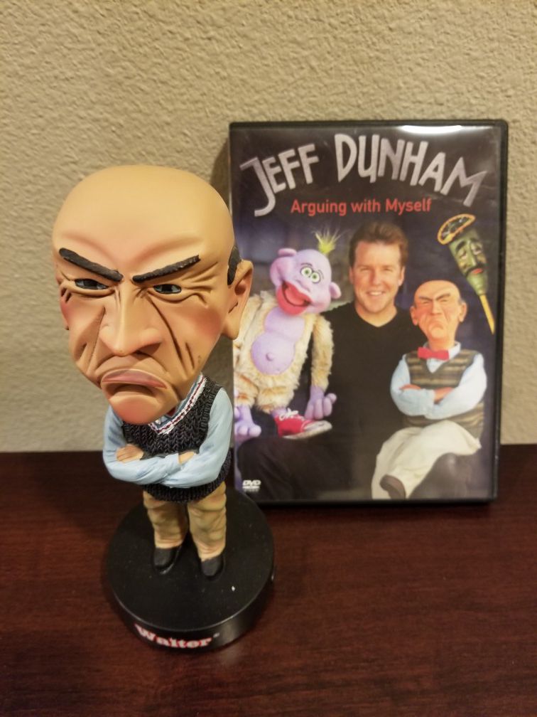 Walter talking bobblehead and Jeff Dunham DVD