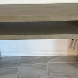 Pottery Barn Byron Waterfall Console Table Dupe