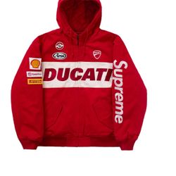 Supreme Ducati Hooded Racing Jacket Red L | XL | XXL