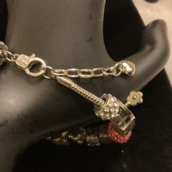 SilverTone Mom Charm Bracelet …18 Charms