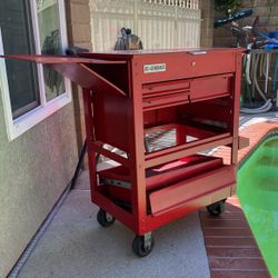US General Pro Tool Box ( Toolbox) Cart W/ Keys