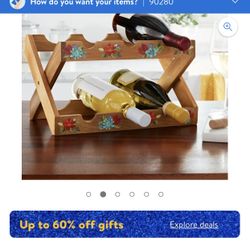 Wood Wine Rack The Pioneer Woman