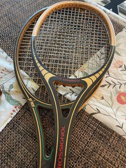 Wood tennis rackets