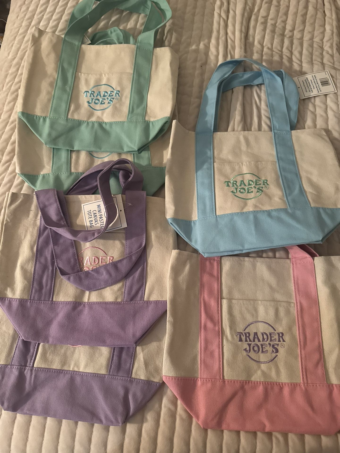 Trader Joe Easter Tote Bags