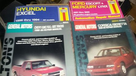 Books for car repair mechanics