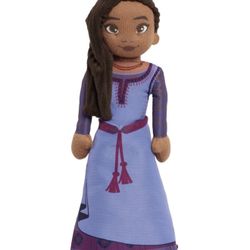 Disney Asha Plush Doll Toy Wish Movie 8" New