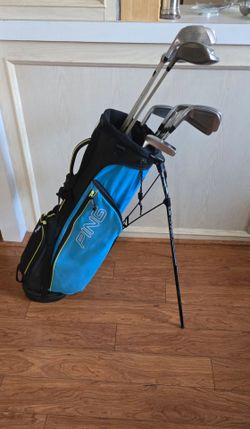 LADIES Complete Golf Set with PING Golf Bag, Right Handed.