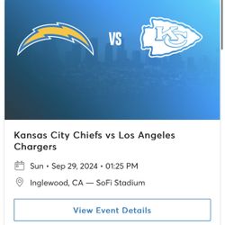 Charger Tickets 