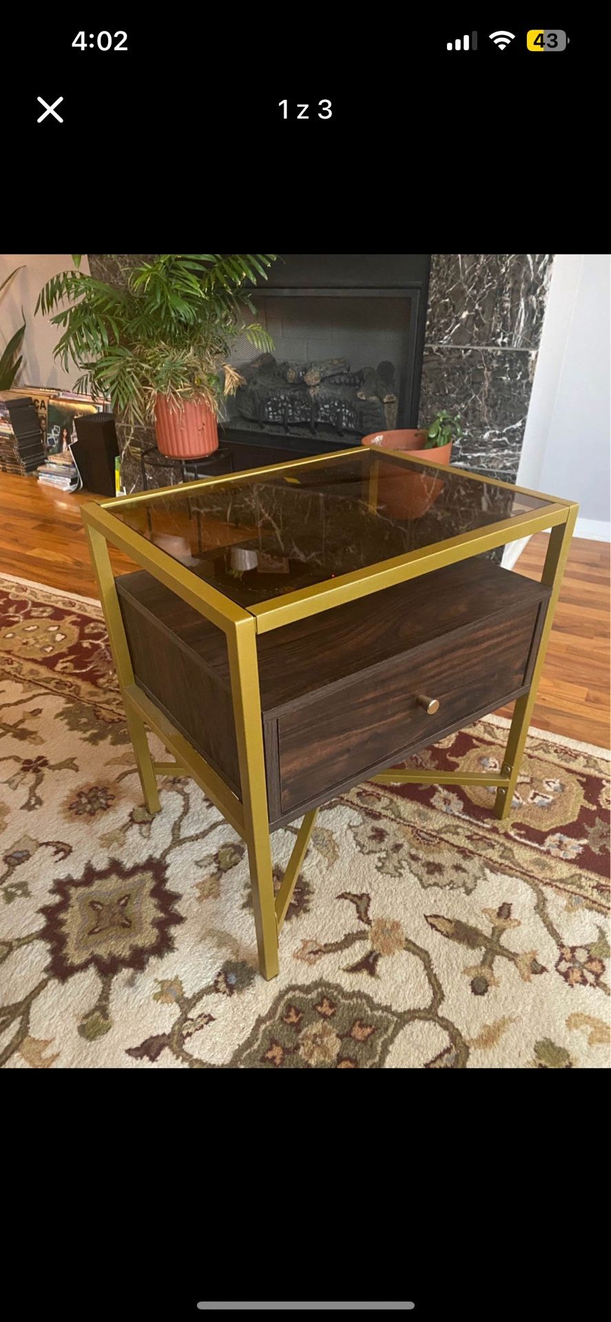 Mid century modern side table