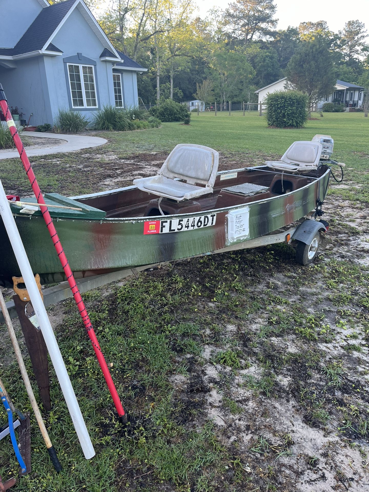 Boat, motor And Trailer