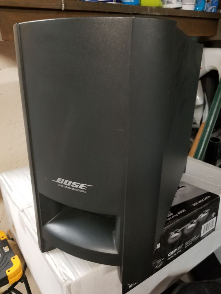 Bose powered home theater sub