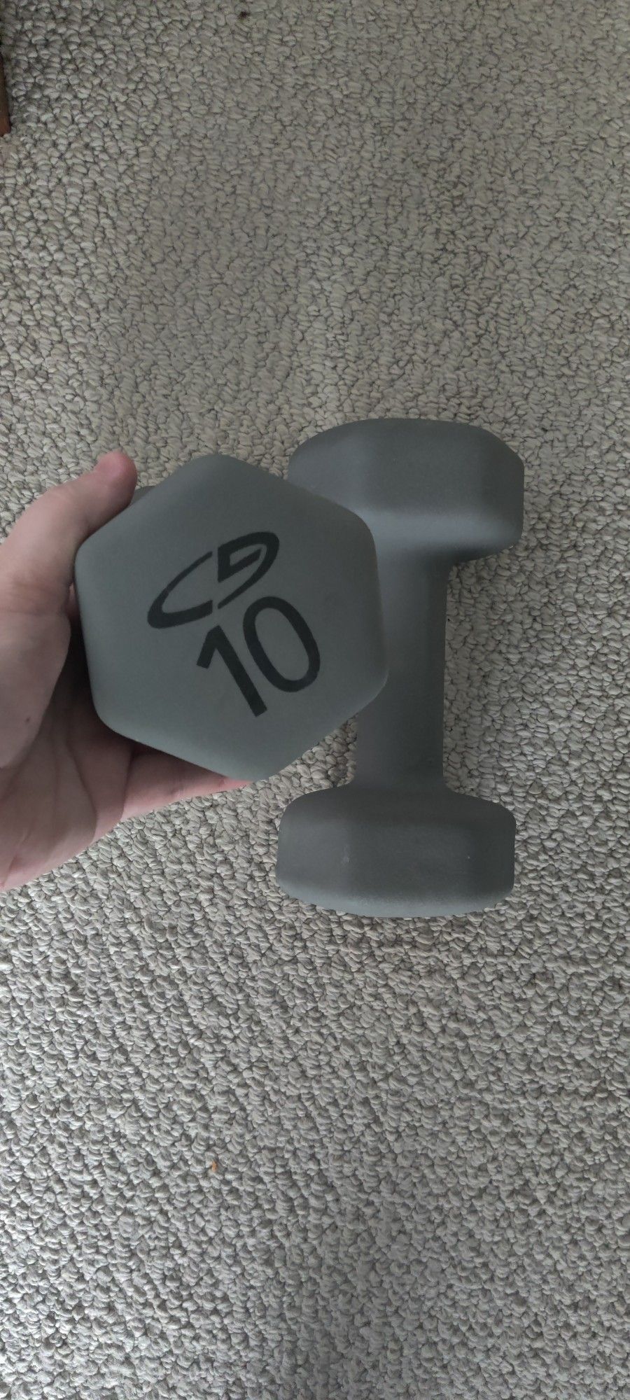 Set of 2: 10lb Hand Weights (Camp Gladiator Brand)