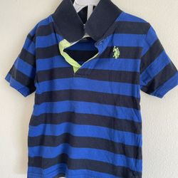 Boy's polo short-sleeved sweatshirt