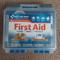 First Aid Only Kit - 76 Pieces of Essential First Aid