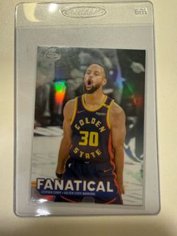 Topps Chrome Stephen Curry Fanatical SSP CASE HIT - Warriors - MINT