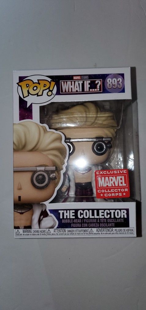 Funko Pop Marvel Studios What If...? The Collector (Exclusive Marvel Collector Corps) #893