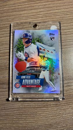 Topps Matt Shaw RC Home Field Advantage Baseball Card