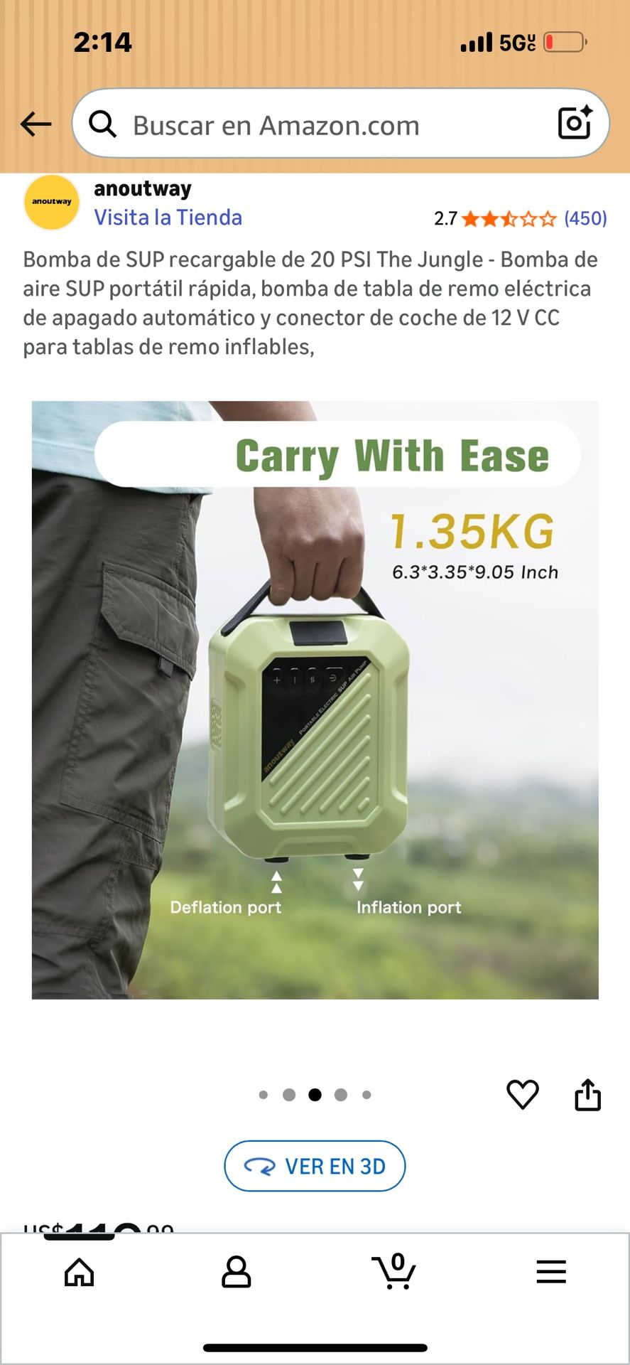 Bomba De Aire Multiusos Nueva